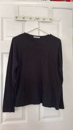 Reformation black long sleeve T-shirt