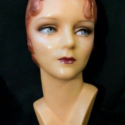 Deco Eyes Female Model Mannequin Head
