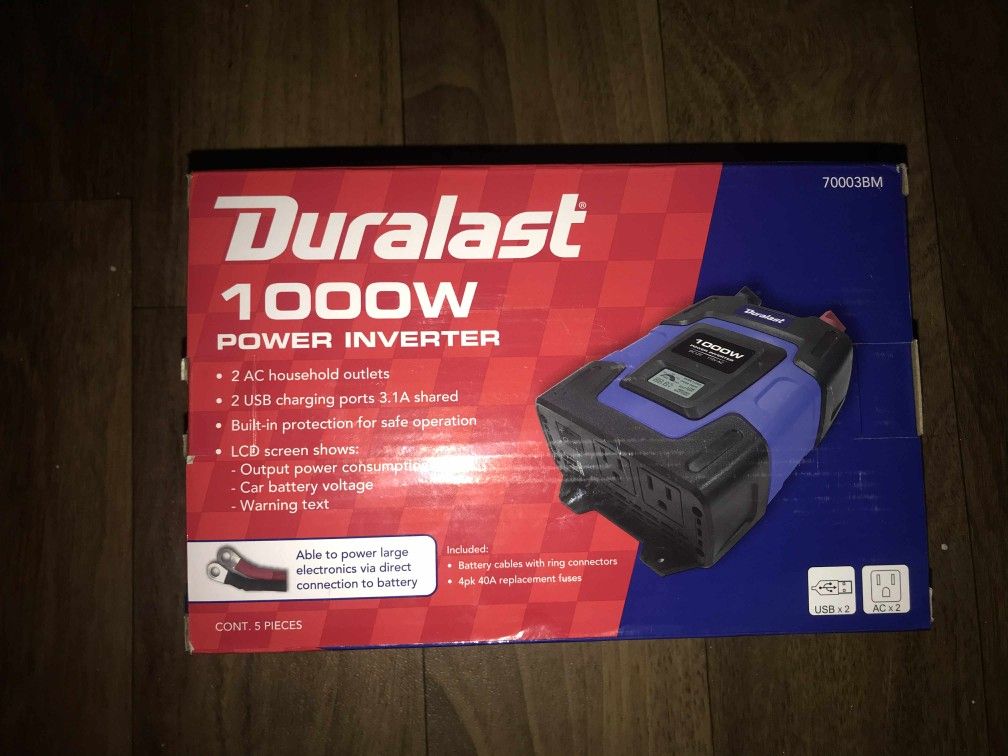 DURALAST 1000W POWER INVERTER