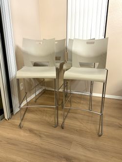 Light Grey Barstools 
