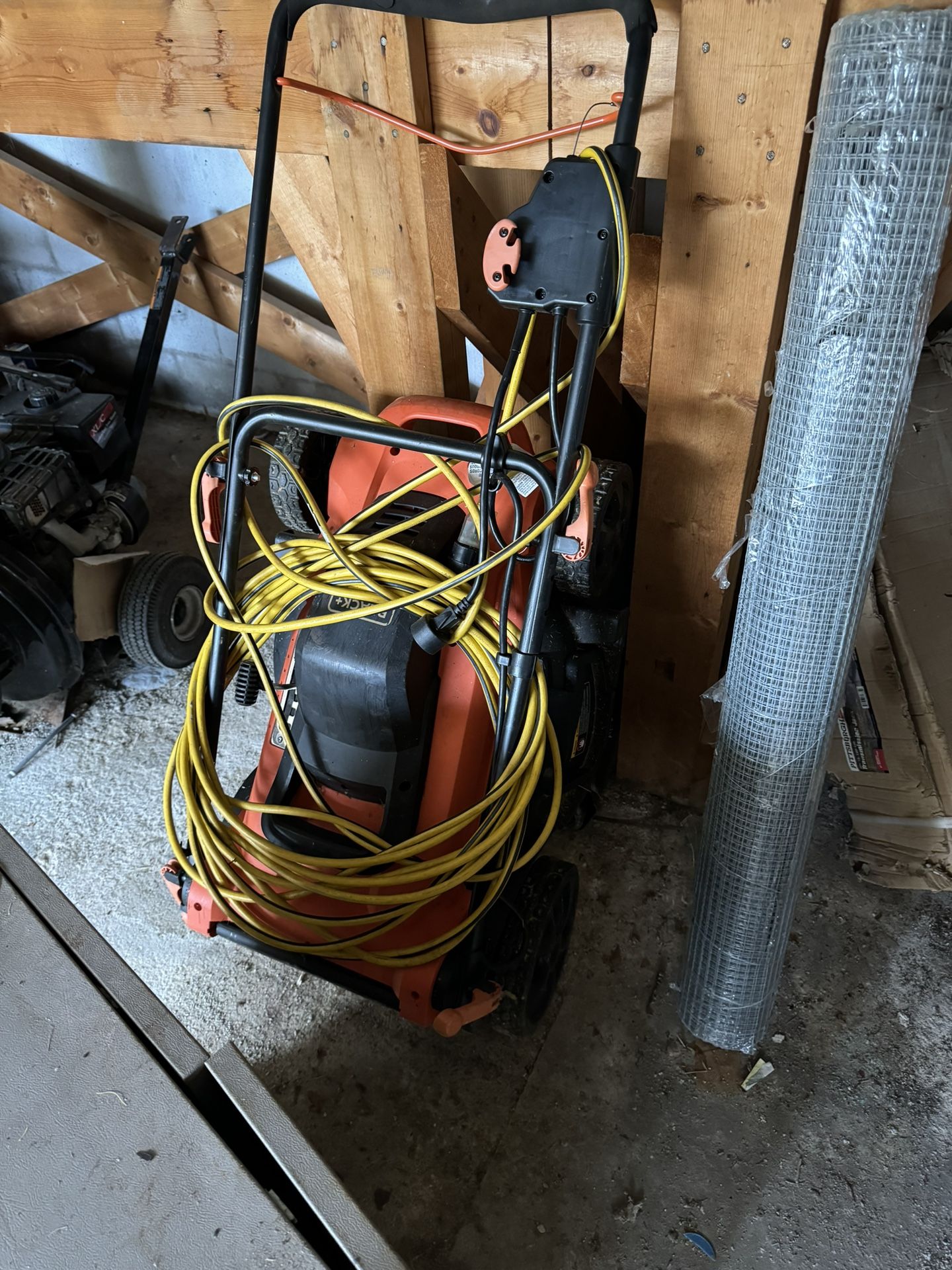 Electric Mower W Extension Cord
