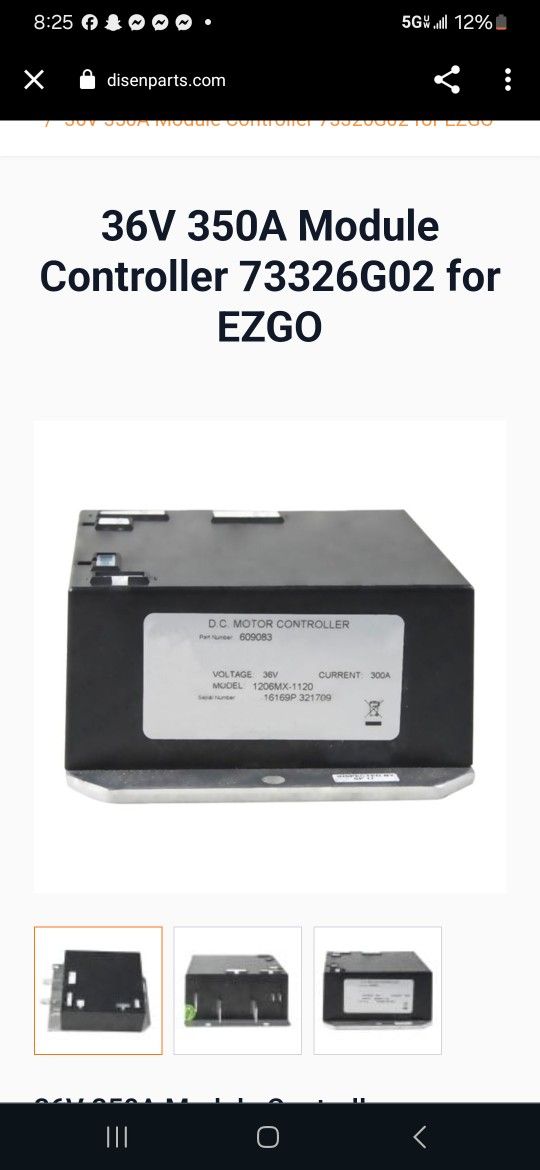 Ezee Go Golf Cart Controller