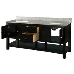 Gazette 72 in. W x 22 in. D Bath Vanity (Freestanding Cabinet Only)