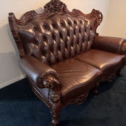 3 Pc Couches Real Leather 