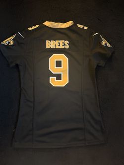 Nike NFL On Field Drew Brees #9 New Orleans Saints Black Stitched Jersey
