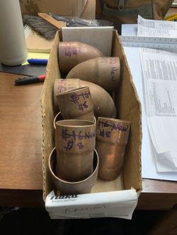 Copper Fittings 1 1/2" And 1 1/4"