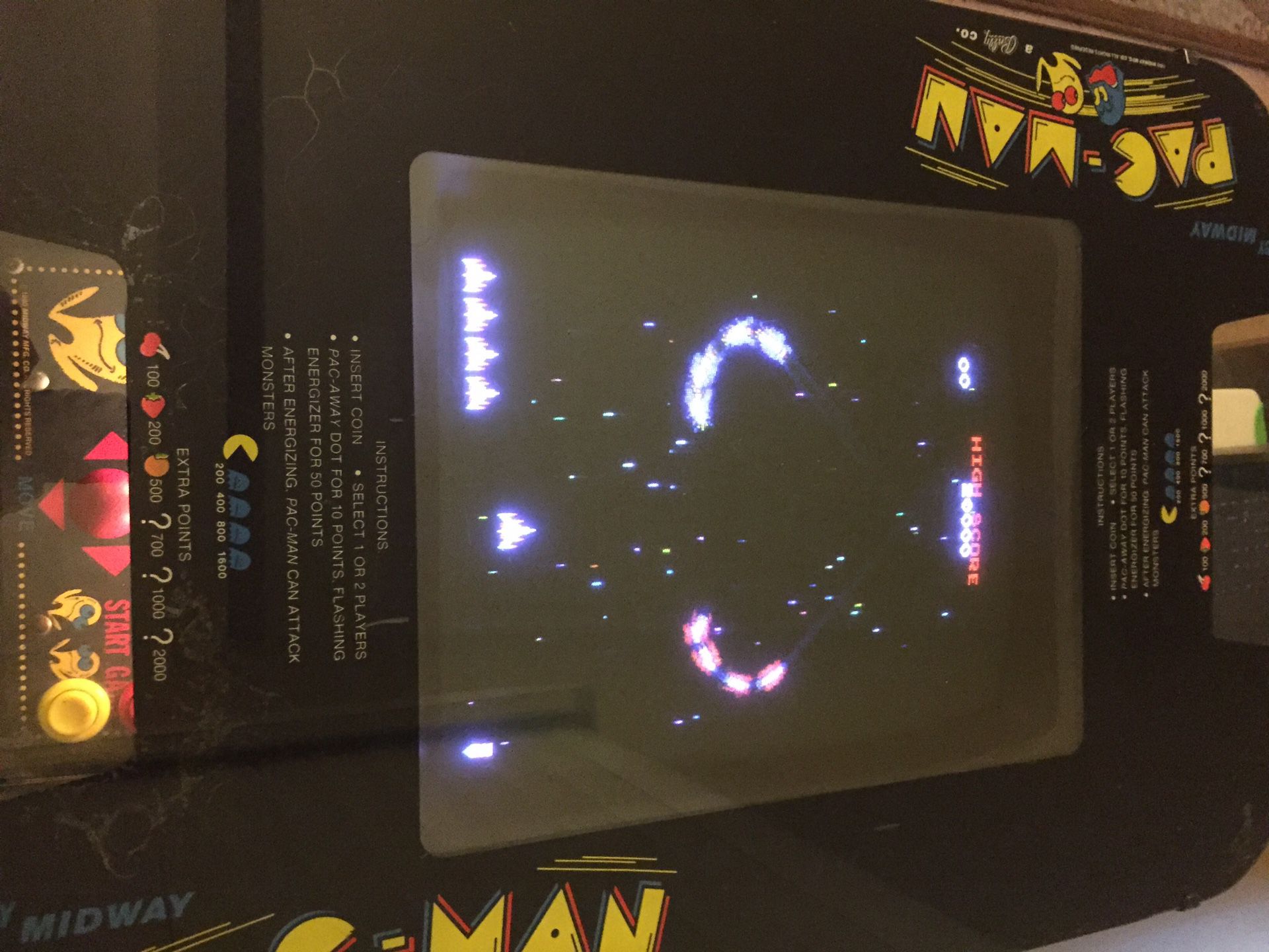 Original Midway Pac-Man Cocktail Arcade Game - Great Christmas Gift