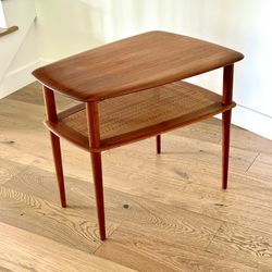 Authentic France & Daverkosen Danish Teak End Table – 1950s 
