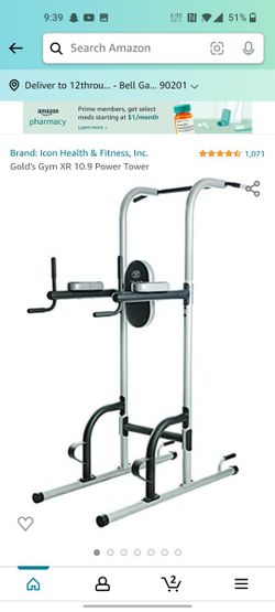 Gold's Gym And And Pull Up Station Used Once