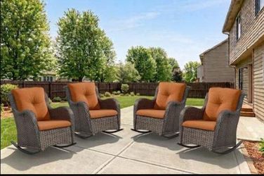 Patio rocking chairs outdoor rocking chairs patio furniture patio set sillas mesadoras 🆕🆕