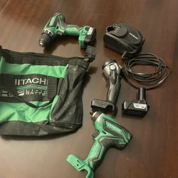 Hitachi Drill And Impact Driver Set