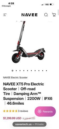 Navee XT5 PRO ELECTRIC SCOOTER