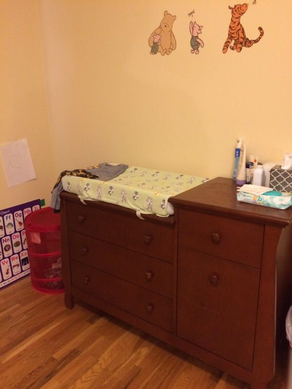 Mother Hubbard changing table and dresser
