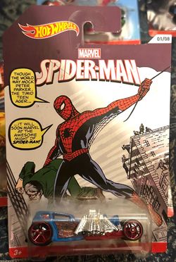 2013 Mattel Hot Wheels Spider-Man Set of 7