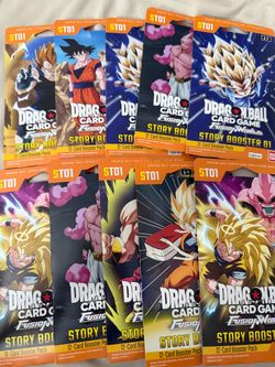 BUYING dragon ball st01 sleeved packs