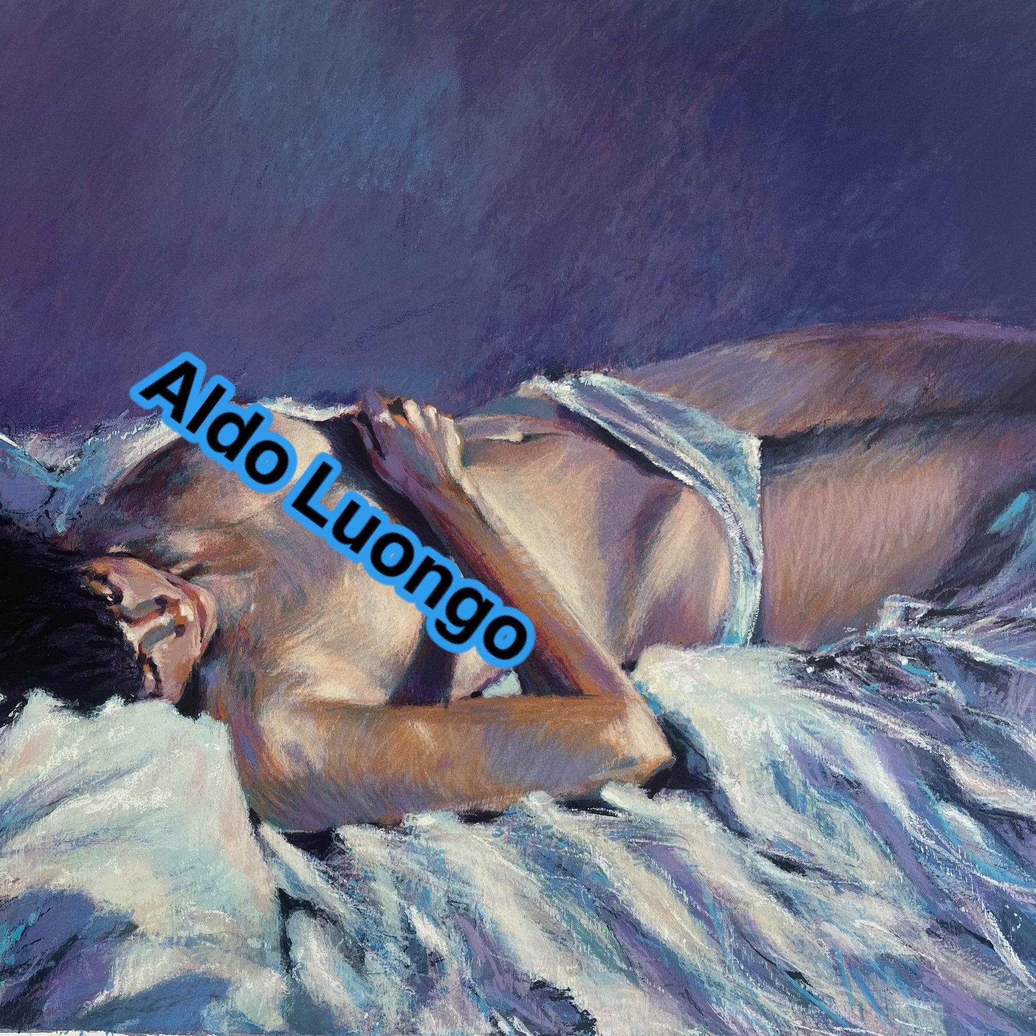 Authentic Aldo Luongo Serigraph Silkscreen Painting Huge!