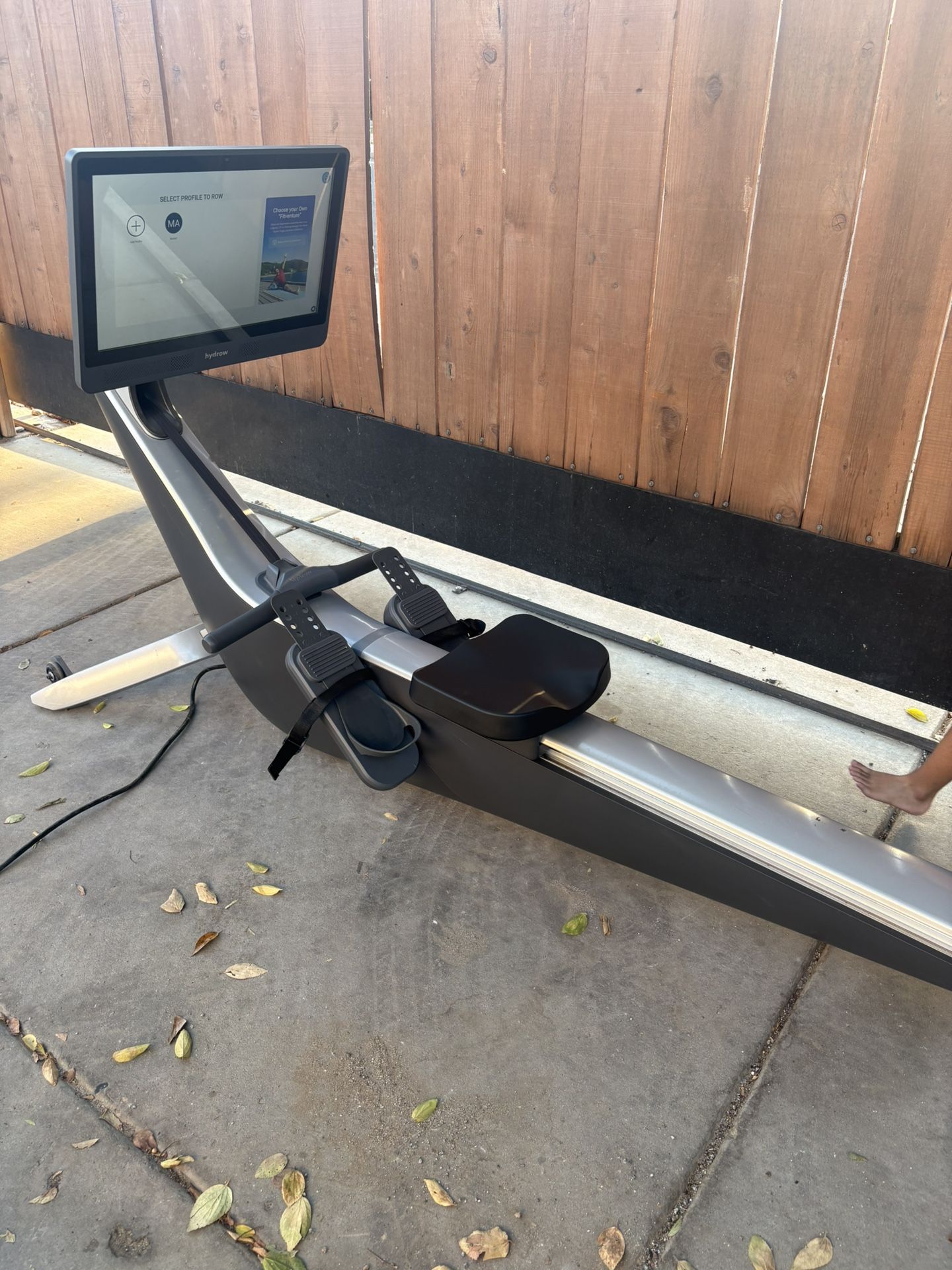 Hydrow rowing machine