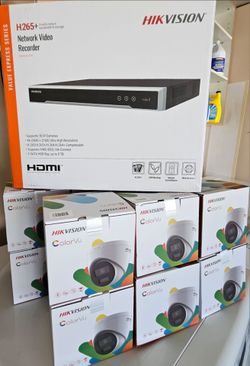 16CH NVR with 4TB HDD +12 Colovu Cameras