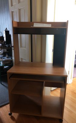 Brown desk