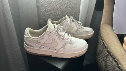 Size 9: Women’s Nike, Low Dunks, Cream And White
