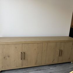 Restoration Hardware: French Contemporary Four Door Media Console