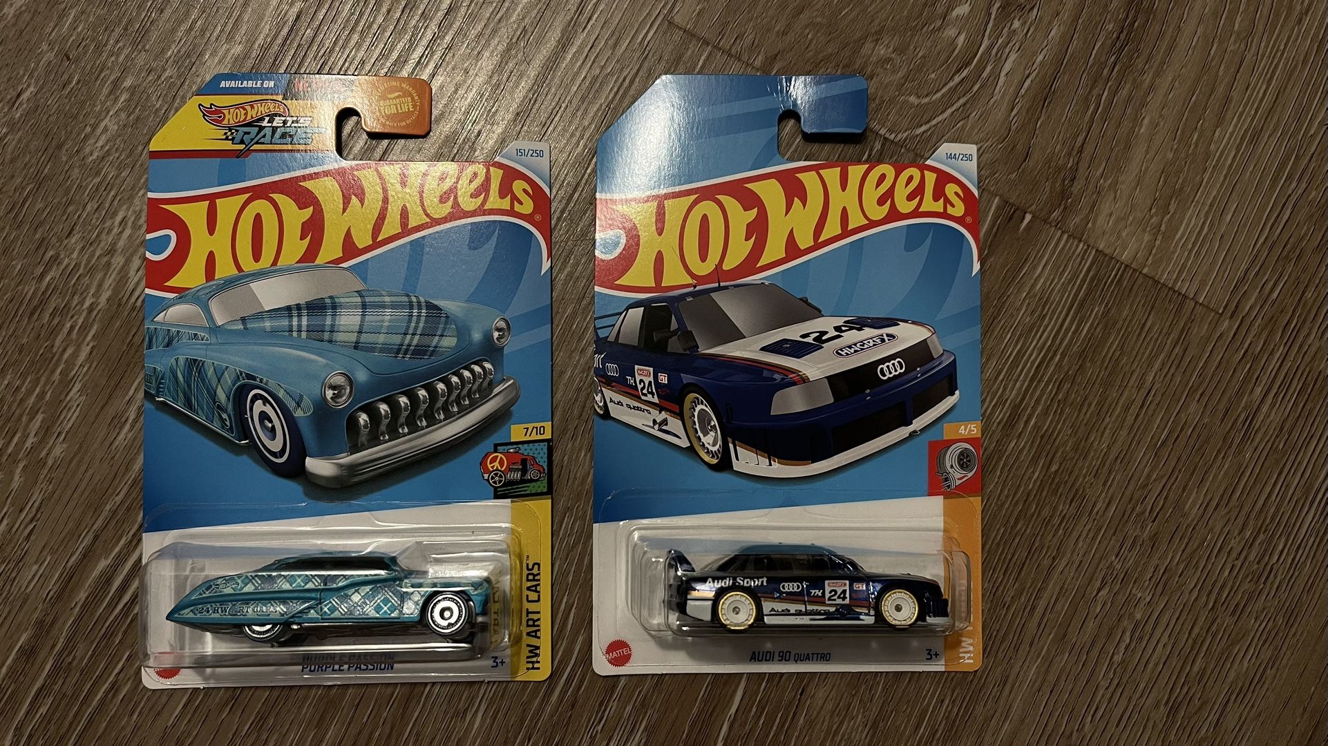 Hot wheels Super treasure hunt and treasure hunt Audi 90 Quattro