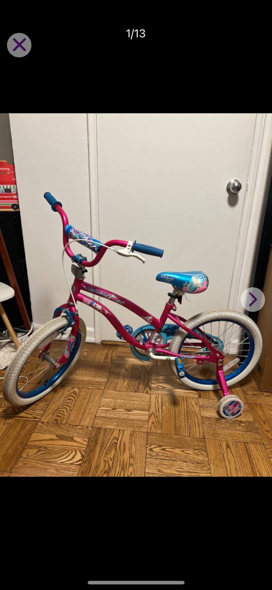 Kent girls 18” bike 