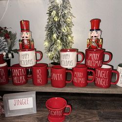 Rae Dunn Holiday Mugs $80 For All 