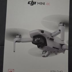 DJI Mini 4k w/ Case & 2 Spare Batteries