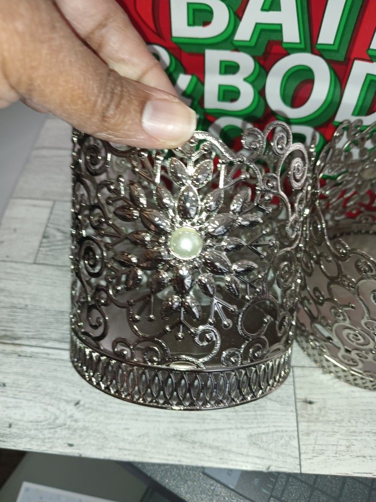 Bath And Body Works Candle Holder Set