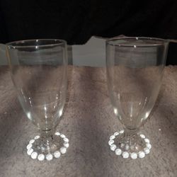 Anchor Hocking Clear Boopie Water Goblet Set