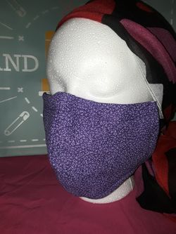 Face Mask woman purple