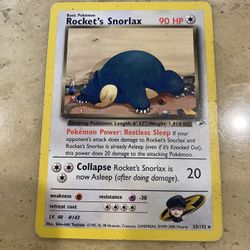 Rockets snorlax