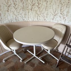 Kitchen table and two chairs