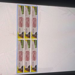 Durvet 6 Pack of Ivermectin Paste, 0.21 Ounces Each, Apple Flavored Horse Wormer