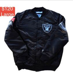 NFL Las Vegas Raiders Starter Jacket Size Large New