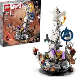 LEGO Marvel Endgame Final Battle, Avengers Model for Build and Display, Collectible Marvel Playset