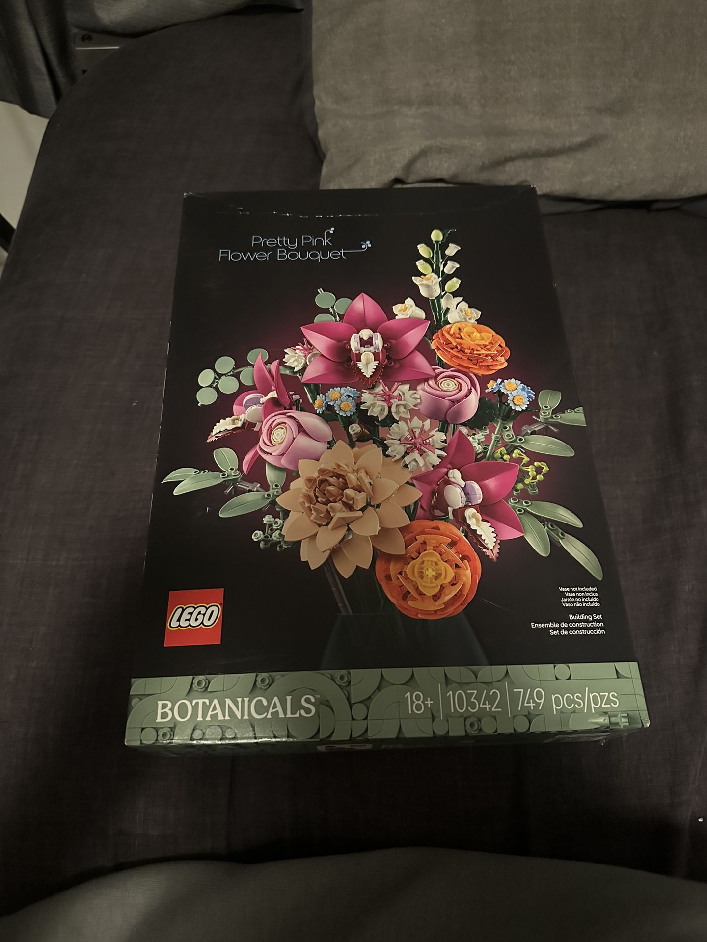 Pretty Pink Flower Bouquet 10342 Pc Flower Lego Set