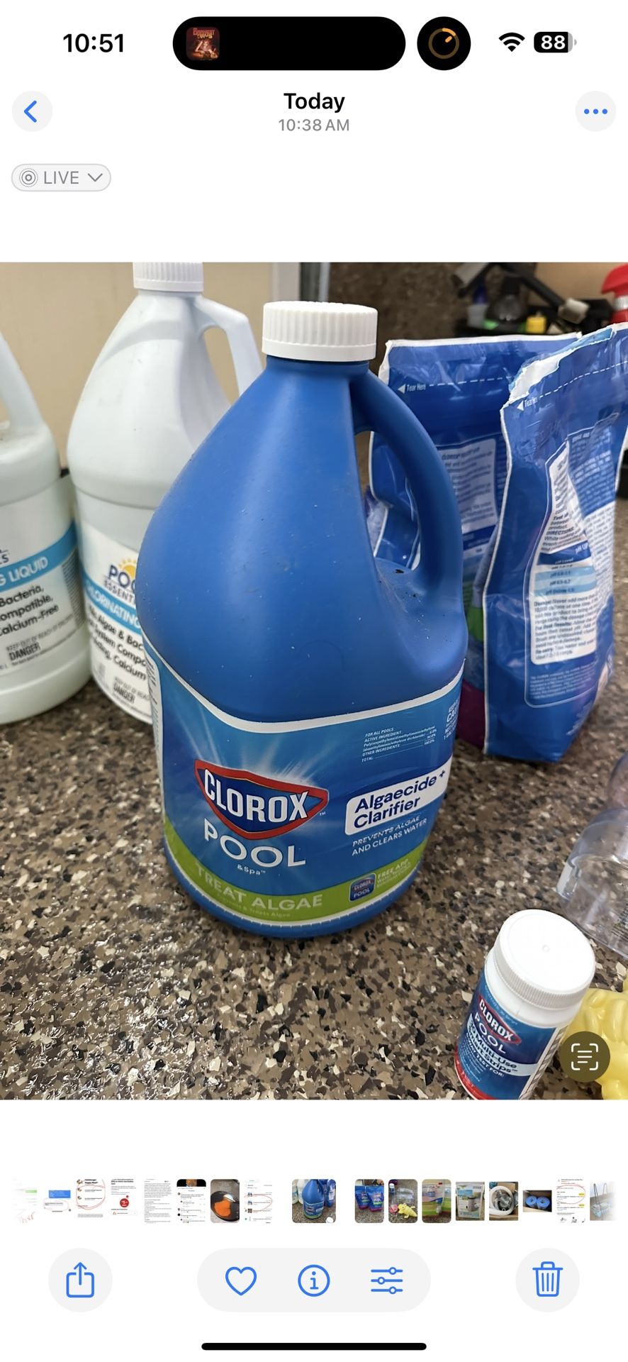 Clorox Pool & Spa Swimming Pool Algaecide