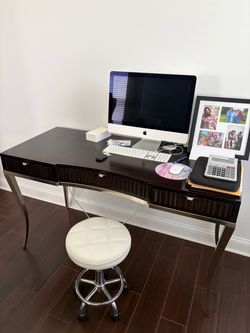 Bernhardt Wood Plus Brushed Chrome