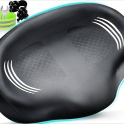 Oversized Bike Seat, Bicycle Seat for Women Men Extra Comfort Wide, Comfortable Universal Fit