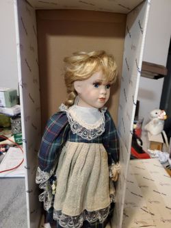 Heirloom Dolls Porcelain Collector Doll