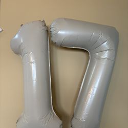 “17” Helium Filled Balloons