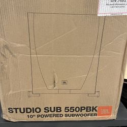 New JBL Powered Studio Subwoofer 