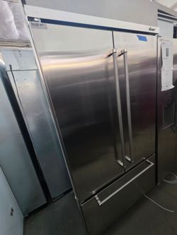 42" KITCHENAID BUILT IN FRENCH DOOR STAINLESS STEEL REFRIGERATOR