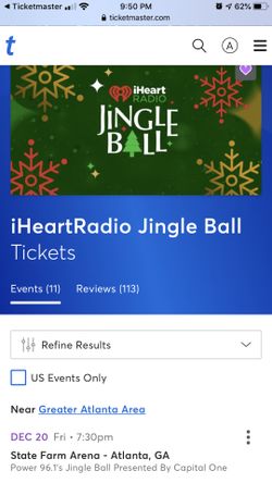 Jingle ball power 96.1 tickets