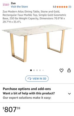 Marble table