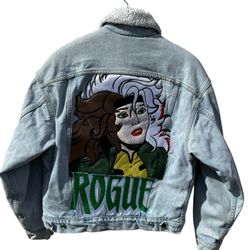 Marvel comics x-men rogue coat Levi’s fur vintage 