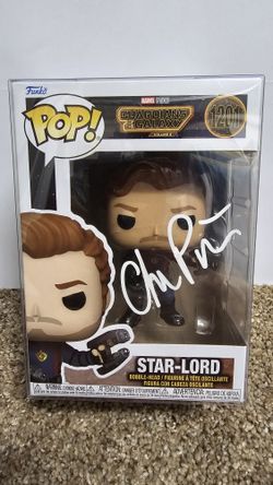 Star-Lord Signed By Chris Pratt Funko Pop