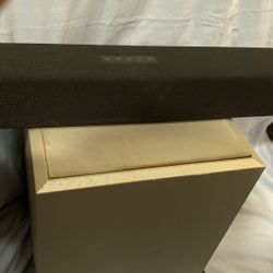 Vizio Soundbar Yamaha Subwoofer 